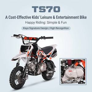 Moto tout-terrain à essence 70CC 4 temps, Dirtbike KAYO TS70 40 km/h, mini moto de course hors route pour enfants, moto pour enfants - Product Image 2
