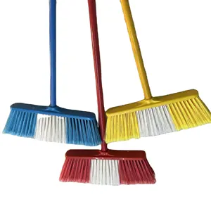 Escoba grande 32cm Escoba de limpieza de plástico Cepillo de piso para el hogar con palo Limpieza de pisos Escobas y cepillos