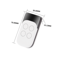 Control Remoto YET2201433MHZ para Puerta de Garaje, Duplicador de Control Remoto, Clonador de Código, Llave de Coche