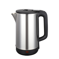 Bouilloire Électrique Portable Sans Fil en Acier Inoxydable 2,2 L avec Contrôle de Température et Arrêt Automatique pour Maison et Voiture