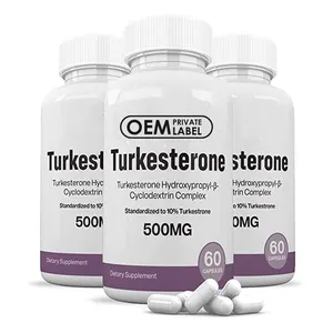 Turkesterone bổ sung thực phẩm với Tongkat Ali tăng sức chịu đựng tăng trưởng cơ bắp nạc & phục hồi hiệu suất thể thao & khối lượng cơ bắp