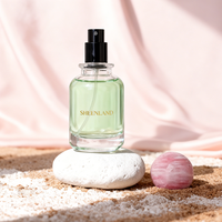 Flacon de parfum en verre transparent de haute qualité, cylindrique, 30 ml, 50 ml, 100 ml, avec pompe, flacon compte-gouttes pour les yeux, noir/doré/argent/rose, impression sérigraphique