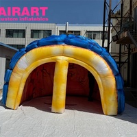 Tunnel gonflable géant en forme d'organes cérébraux pour campagne de santé publique Science Fair, tunnel gonflable personnalisé en forme d'organes cérébraux