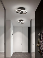 Iralan — plafonnier led d'intérieur décoratif, haute qualité, blanc chaud/noir, 20W, 2021
