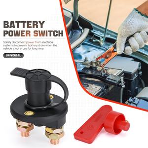 Interrupteur d'alimentation de <span class=keywords><strong>batterie</strong></span> de voiture, disjoncteur d'isolateur de déconnexion interrupteur de coupure principal interrupteur rotatif isolé porte-clés de camion - Product Image 2