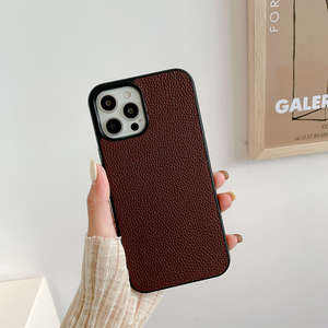 Étui de téléphone portable en Faux cuir PU Lichee végétalien pour iPhone 12 11 <span class=keywords><strong>Pro</strong></span> Max - Product Image 6
