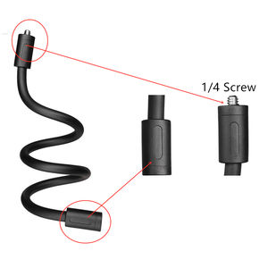 Soporte Flexible KAMPHO, Monopié, Trípode, Soporte para Cuello, <span class=keywords><strong>Palo</strong></span> para Selfies, para Cámaras <span class=keywords><strong>GoPro</strong></span> Hero 11 <span class=keywords><strong>9</strong></span> 8 7 6, DJI Insta360 y Cámaras de Acción - Product Image 4