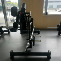 Machine à fessiers professionnelle à charge libre pour usage commercial, avec fonctions de sécurité, pour entraînement des fessiers en position assise, directement de l'usine