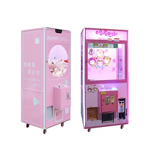 Oem Custom Indoor Amusement Muntbediende Kleurrijke Park Speelgoed Pluche Automaat Arcade Klauw Kraan Machine