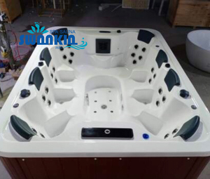 Moderna Vasca Idromassaggio Esterna Autoportante per Famiglia, Massaggio Sensuale, Spa per 8 Persone - Product Image 3