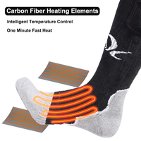 Sauveur En Gros Sport En Coton Personnalisé Batterie Chauffée Chaussettes de Ski pour le Ski Chasse Cyclisme Pêche