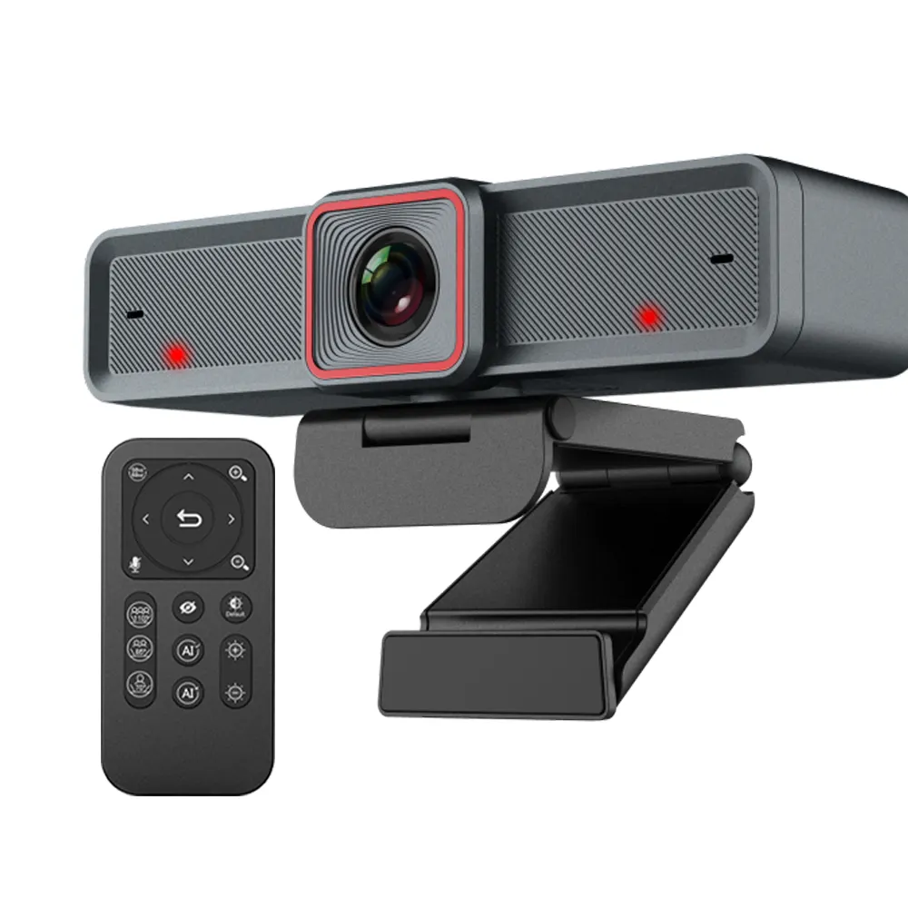 Webcam 4k microphone détection de mouvement caméra à suivi automatique zoom numérique 30fps 60fps webcam avec télécommande
