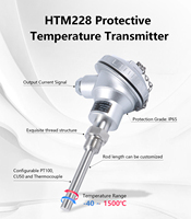 Sonde de thermocouple industrielle en acier inoxydable 500 mm 800°C filetée M27 Type K haute performance IP65 OEM ODM HIGHJOIN HTM228