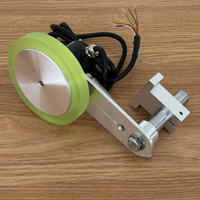 Encodeur rotatif à roue de 300 mm avec support de montage, sortie de pilote de ligne, modèle GHW38-6G1000BML5-300