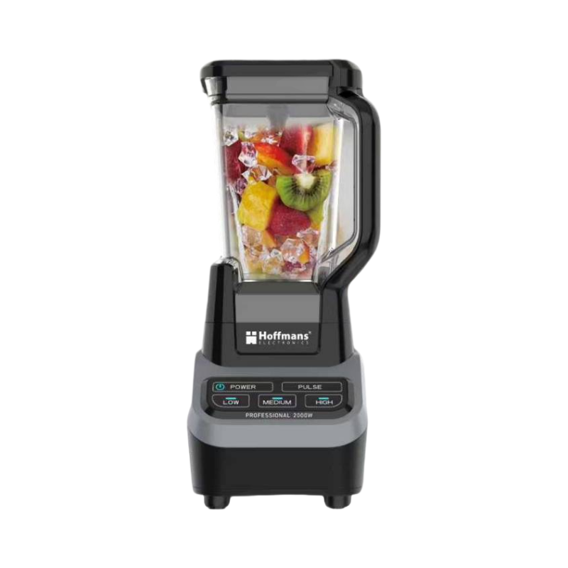 Hoffmans 4 in 1 High Speed Blender 2000W Food Processor 2L Unbreakable Jar 1800ML Meat Grinder Auto IQ Top Selling Africa