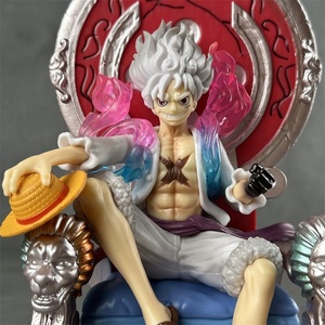 2 stili 33cm di trono di frutta diavolo posizione seduta può cambiare le mani un ingranaggio a pezzi 5 Anime figura scimmia D Nica Luffy - Product Image 2