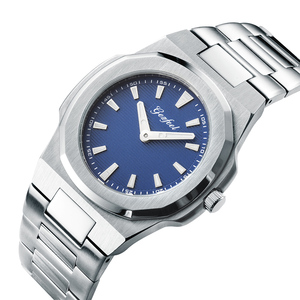 Reloj de Cuarzo Personalizado para Hombre con Logotipo, Movimiento Seiko VD55 Japonés, Cristal de Zafiro y Correa de Cuero Genuino, OEM Disponible, MOQ Bajo - Product Image 2