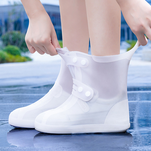 מגפי גשם ניידים לשימוש חוזר לנשים גברים שאינם החלקה הבלעדית נעלי ספורט עבור קמפינג - Product Image 1