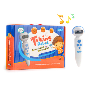 Bambini penna audio tocco interattivo lettura e gioco robot in età prescolare per l'apprendimento della lingua 200 parole - Product Image 1