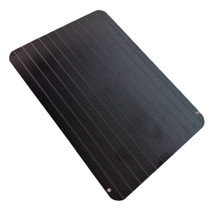 Gadget de cocina, herramienta para comida, carne, <span class=keywords><strong>microondas</strong></span>, fruta fría, bandeja de descongelación rápida, bandeja de descongelación de aluminio para carne congelada - Product Image 6