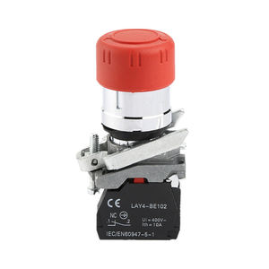 Interrupteur à bouton en aluminium IP65 10A 1NO, action momentanée, pour appareils électroménagers et équipements de machines, panneaux de commande marche/arrêt - Product Image 5