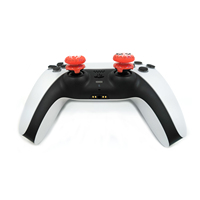 Rallonge de Joystick Analogique en Plastique Surélevée avec Capuchon de Prise en Silicone pour Manette PlayStation PS4 PS5