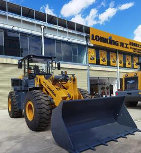 Cargadora de Ruedas Amarilla LG955H con Cucharón Frontal, Máquina de Manejo de Materiales para Construcción, Agricultura y Jardinería - Product Image 4