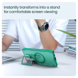 Nouvelle conception Iceblade Prop Étui magnétique transparent écologique antichoc pour <span class=keywords><strong>Samsung</strong></span> Galaxy S26 Ultra avec béquille pour appareil photo - Product Image 6