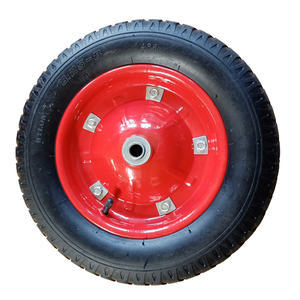 13 Zoll 13x3.25-8 Pneumatisches Gummireifen rad Aufblasbare Lenk rollen Hand Truck Trolley Rasenmäher Spreader Kinderwagen Schwarz GS - Product Image 3