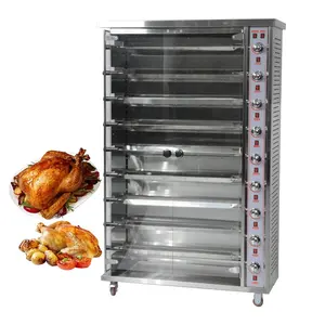 Resturanted Manufacture Equipment Wood Car Chicken Roaster Machine Commercial Charcoal Rotisserie