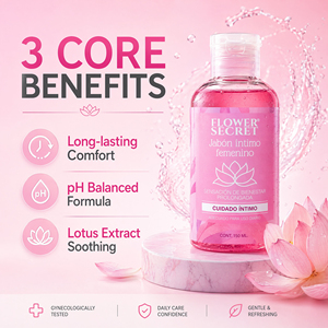 Loción Íntima Flower Secret Prebiotic & Cherry Blossom - Product Image 2