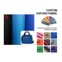 Mercado mayorista de China, tela Oxford de sarga de dos tonos recubierta de PVC de poliéster 100% para bolsos y equipajes