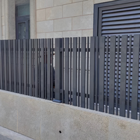 Rampe en alliage d'aluminium DIY, longueur personnalisable, pour terrasse, escalier, balcon, villa, anti-rouille, revêtement poudré
