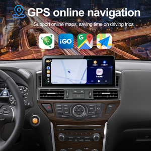 Lecteur multimédia automobile Android NaviHua pour Nissan Pathfinder 2012-2020, écran tactile 12,3 pouces, navigation GPS, radio - Product Image 3