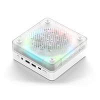 Mini PC de Última Generación con CPU AMD R7 5800h, Windows 11, 2*DDR4 3200, M.2 2280 NVMe, HDMI 2.1, Wifi 6, Mini Ordenador para Juegos AMD