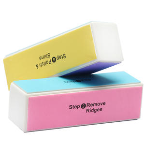 Venta caliente Nuevo <span class=keywords><strong>4</strong></span> Paso <span class=keywords><strong>4</strong></span> Cara Colorido Nail Buffer Durable al por mayor - Product Image 5