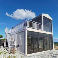 XH Maison conteneur préfabriquée économique à 2-3 étages en panneaux sandwich, design moderne, maison portable pour la Thaïlande, solution énergétique
