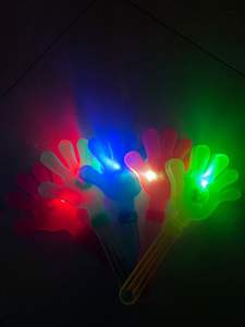 Logo kustom cahaya LED mengepak tongkat tangan, berkedip konser pemandu sorak, promosi cahaya mainan untuk acara dan pesta - Product Image 2