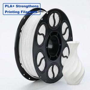 <b>LBJ</b> 3D Printing Filament Eco-friendly PLA+ Material 1.75mm 1kg Spool Plastic Rods Extruded DIY Industrial 3D Printer PLA+ Black - Product Image 1