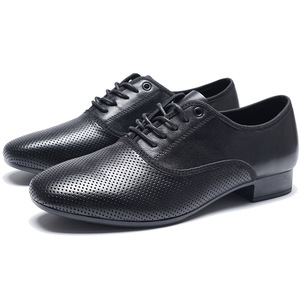 Zapatos de baile latino para hombre <span class=keywords><strong>GB</strong></span> Dacing, de cuero Nappa, suela suave, transpirables, impermeables, para adultos, zapatos de baile modernos, calzado Formal para hombre - Product Image 2