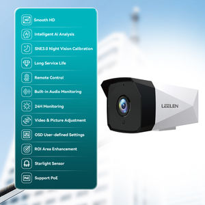 LEELEN caméra de surveillance 5MP HD système de caméra cctv couleur infrarouge vision nocturne IP67 étanche caméras de sécurité extérieures - Product Image 2