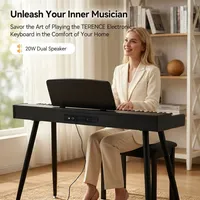 TERENCE P10PRO 88 Key Digital Piano untuk Sekolah, Studio, Lembaga Pendidikan, Piano Elektronik Semi Weighted Langsung dari Pabrik