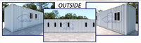Maison préfabriquée en conteneur maritime extensible, mini-maison en conteneur préfabriquée, maison mobile préfabriquée en conteneur de 40 pieds