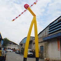 Mannequin gonflable publicitaire extérieur robuste et étanche en tissu Oxford, avec souffleur, certifié CE