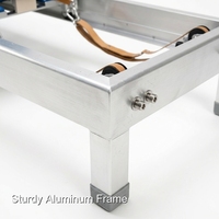 Reformer de Pilates Clásico Elite de Aluminio Semi-Elevado, Diseñado para Entrenamientos Versátiles de Cuerpo Completo