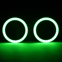 Pièces automobiles 7 pouces phare led ange yeux halo anneau 7 ''phare avec clignotant ambre pour Jeep Wrangler JK
