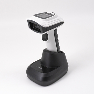 Lector de código QR blanco de supermercado KEFAR 2,4G inalámbrico para Escáner de código de barras de diente azul con interfaz <span class=keywords><strong>USB</strong></span> de base de carga en Stock - Product Image 1