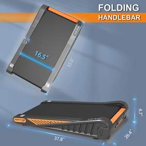 Caminadora Plegable para Debajo del Escritorio con Inclinación del 8% y Monitor de Ritmo Cardíaco Inalámbrico de DB Home Fitness para Espacios Pequeños y Uso en Gimnasios - Product Image 6