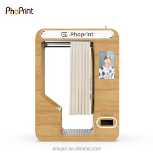 Photomaton en bois vintage à écran tactile portable de 18.5 pouces pour centre commercial - Product Image 2