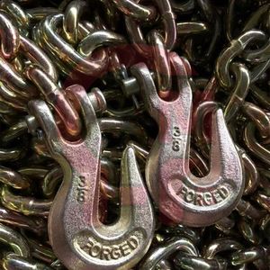 Crochets de préhension à étrier HLM Série complète, en acier allié G70/G80/G100, zingués jaune, types ouverts/à clipser/autobloquants pour la quincaillerie, OEM personnalisé - Product Image 2